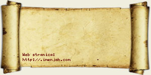 Ana Perunović vizit kartica